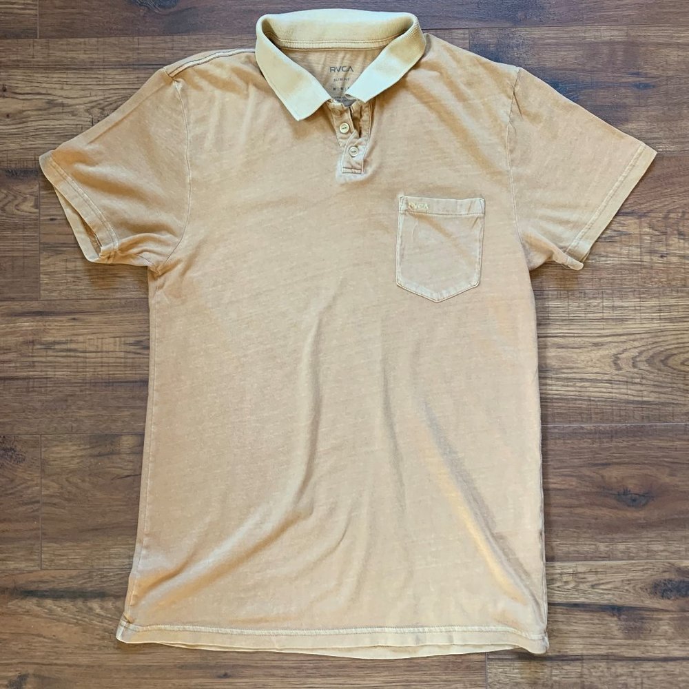 RVCA PTC Pigment Polo Apple Cinnamon, Slim, Medium